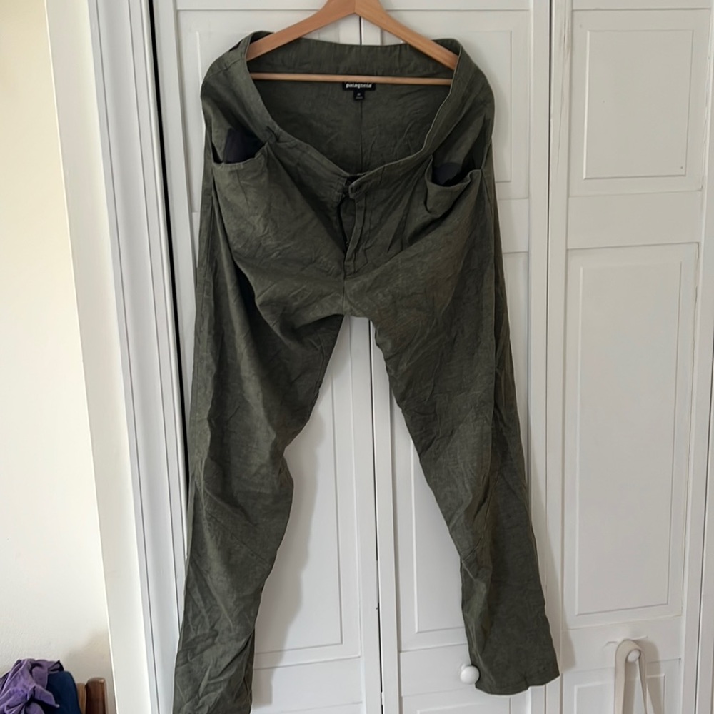 Patagonia hemp climbing pants, light, 34